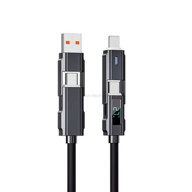 Digital PD 27W+66W 4 i 1 USB2.0 Laddningskablar-Flexi