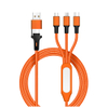 Cable de carga m&uacute;ltiple universal 3 en 1 con dise&ntilde;o LED