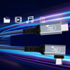 Cavo da USB C a cavo USB C Cavo USB 4.0 USB4 Guscio in alluminio 90 gradi FL402