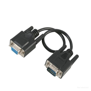 สายเคเบิลอะแดปเตอร์ VGA 9 พินชายถึง 15 พินหญิง