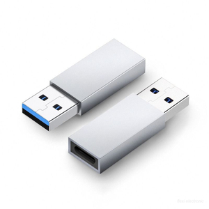 &Acirc;ngulo reto Tipo-C f&ecirc;mea para adaptador USB macho USB3.0