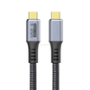 Cabo USB C para Cabo USB C Cabo USB 4.0 USB4 tran&ccedil;ado FL403