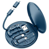 Bo&icirc;te de rangement 60 W, ensemble de c&acirc;bles de chargement USB rapide 6 en 1