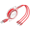 Kabel Pengecas USB 3 Dalam 1 Universal Boleh Tarik