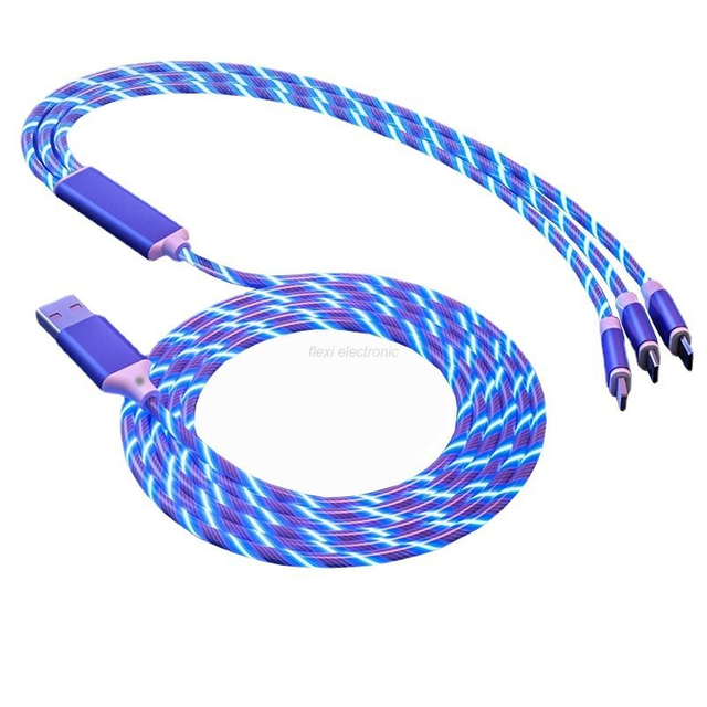 Cavo di ricarica USB veloce Flexi per Streamer 3 in 1