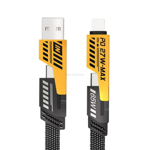 Liga de zinco tran&ccedil;ada de nylon PD 4 em 1 cabo USB