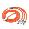 Cable de carga de alimentaci&oacute;n USB de silicona suave de 120 W