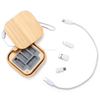 저장 공간 60W Bamboo 친환경 충전 데이터 케이블-Flexi