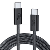 สาย USB 4.0 สาย USB C ถึง USB C สาย USB4 สายถักไนลอน FL404