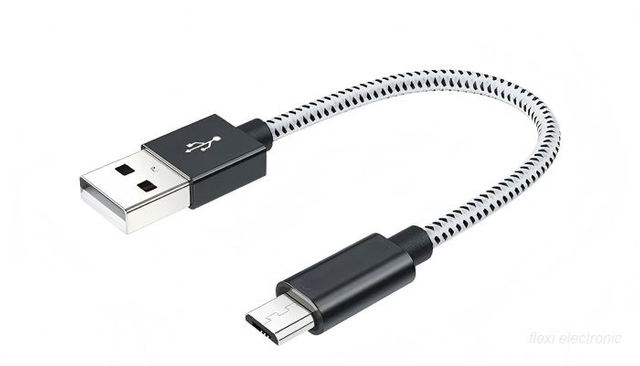 Най-добрият къс плетен кабел за зареждане от USB към Micro USB