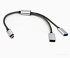 ฮับสายเคเบิลแยก USB C 2 ใน 1