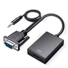 Кабель HDMI-VGA с аудиокабелем длиной 45 см