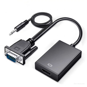 C&acirc;ble HDMI vers VGA avec c&acirc;ble d'alimentation audio de 45 cm