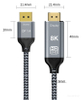 สายเคเบิล 8k DP ตัวผู้เป็น HDMI ตัวผู้