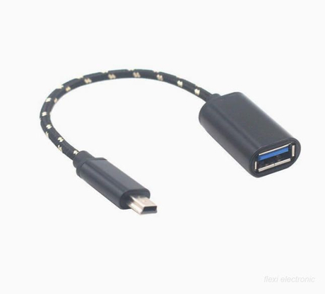 کابل Mini USB به USB 3.0 OTG
