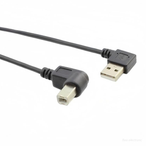 90&deg; graden elleboog USB 2.0 Printerkabel Am naar Bm 